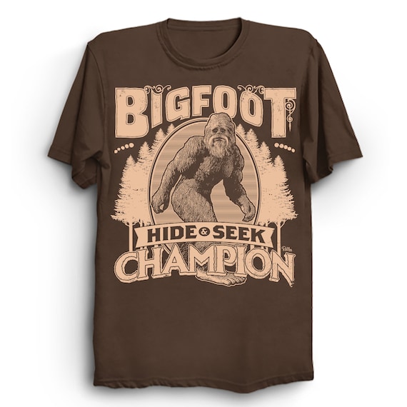 Seek Champion Bigfoot T-Shirt Sasquatch 