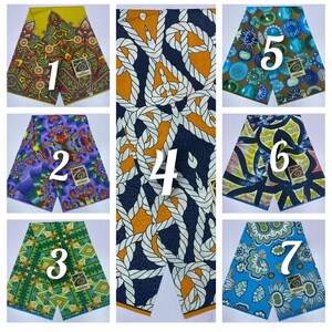 SET OF 2 LARGE African Print Head Wraps, Ankara Head Scarves. Gift for ...