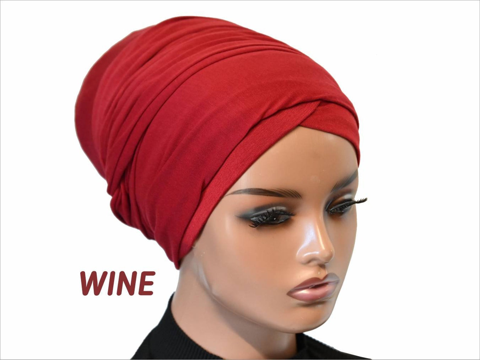SATIN LINED TURBAN Wrap Pretied Turban Flexi Tube Wrap Etsy