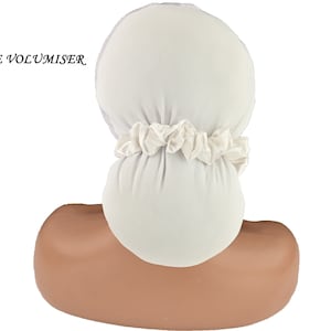 PONYTAIL Non-Slip Satin Lined TURBAN LIFTER/Turban Volumizer,Adjustable Shaper,Hijab Volumizer,Hair Loss Volumizer,Tichel Shaper Jewish Bobo