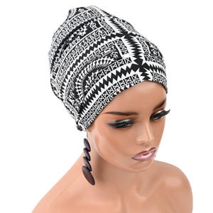 SATIN LINED Pre-Tied TURBAN/Slide On Turban Cap/Pre-Tied Turban/Boho Chic/Chemo Gift/Alopecia Cap/Gift For Her/Turban Beanie/Religious Cap