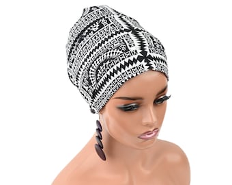 SATIN LINED Pre-Tied TURBAN/Slide On Turban Cap/Pre-Tied Turban/Boho Chic/Chemo Gift/Alopecia Cap/Gift For Her/Turban Beanie/Religious Cap