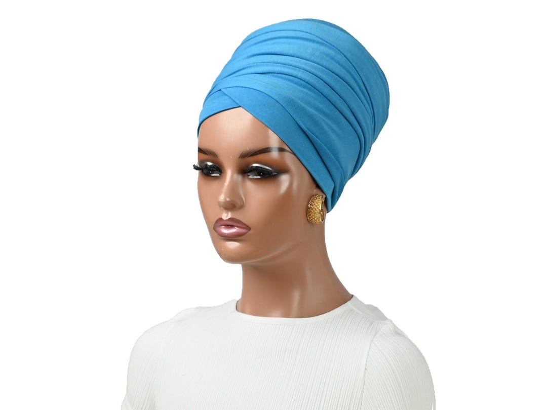 SATIN Lined Flexi Tube Headwrap, Turban Wraps, Stretchy Headwrap, Chemo ...