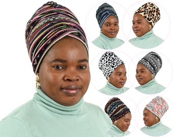 SILK LINED Pre-Tied TURBAN/Exquisite Turban/Premium Turbans/Boho Hippie Chic/Chemo Gift/Alopecia Cap/Gift For Her/Flexi Turban/Religious Cap