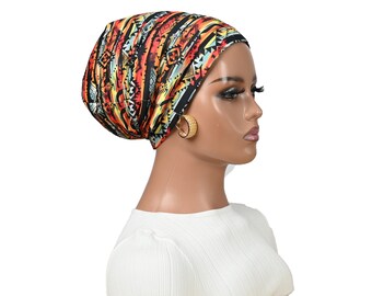 SATIN LINED BEANIE Hats| Sleep Caps| Unisex Slap Caps|Curly Hair Hats| Braids Beanies| Slouchy Beanie| Protective Caps alopecia chemo gift