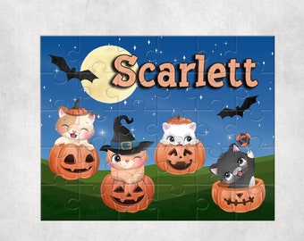 Halloween Puzzle Etsy