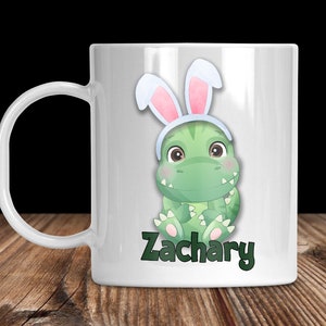 Kids Easter Mug , Plastic Easter Mug For Kids, Easter Cup For Kids, Dinosaur Easter Basket Filler for Kids, Easter Basket Filler For Kids