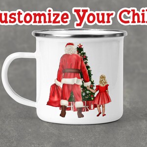 Personalized Kids Christmas Mug, Christmas Eve Box Filler, Christmas Gift For Boys, Christmas Gift For Girls, Personalized Hot Chocolate mug