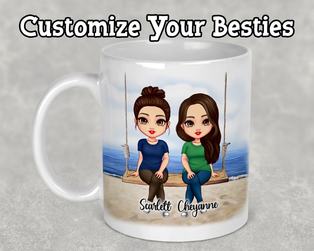 Personalized Coffee Mug for Best Friend, Best Friend Birthday Gift, Personalized Coffee Mug