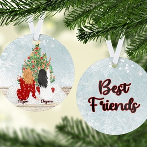 Personalized Best Friend Ornament, Best Friend Ornament, Christmas Gift for Best Friend, Ornament 2020, Christmas Keepsake