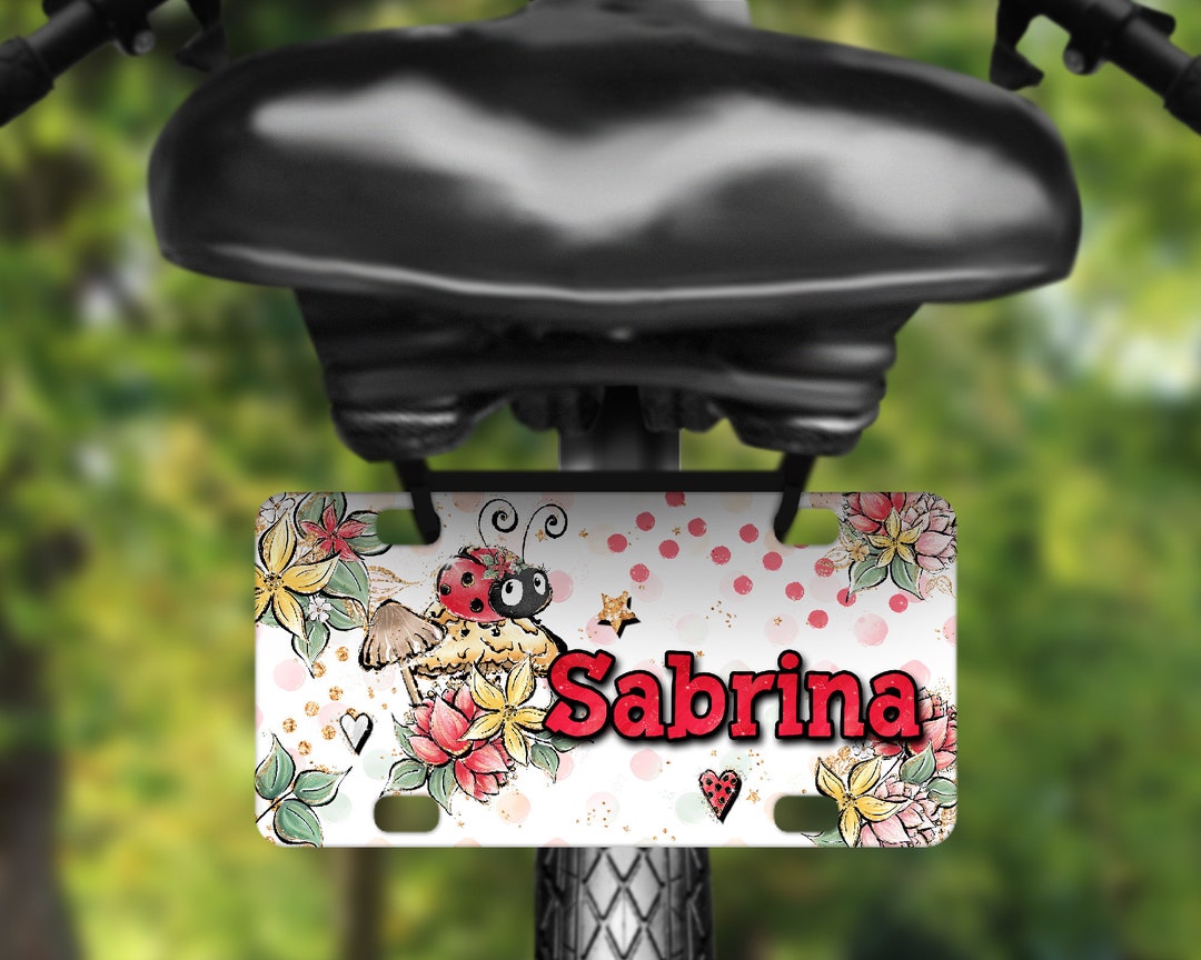 Personalized Bike License Plate Personalized License Plate Etsy