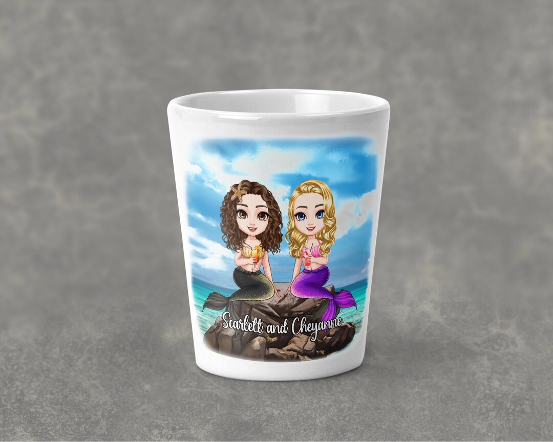Personalized Best Friend Shot Glass, Best Friend Gift, Personalized