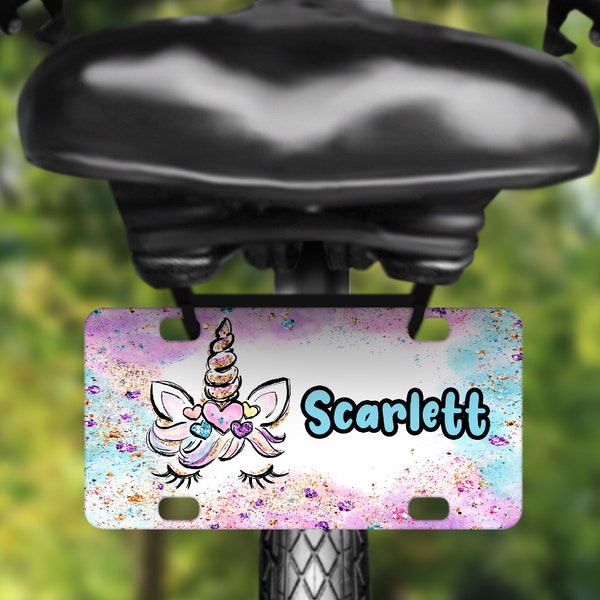 Bike License Plate Etsy