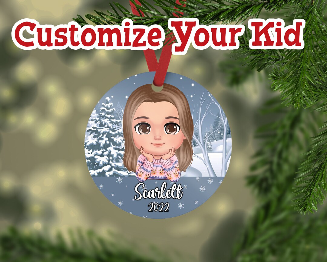 Personalized Christmas Ornament for Kids Christmas Gift for Etsy