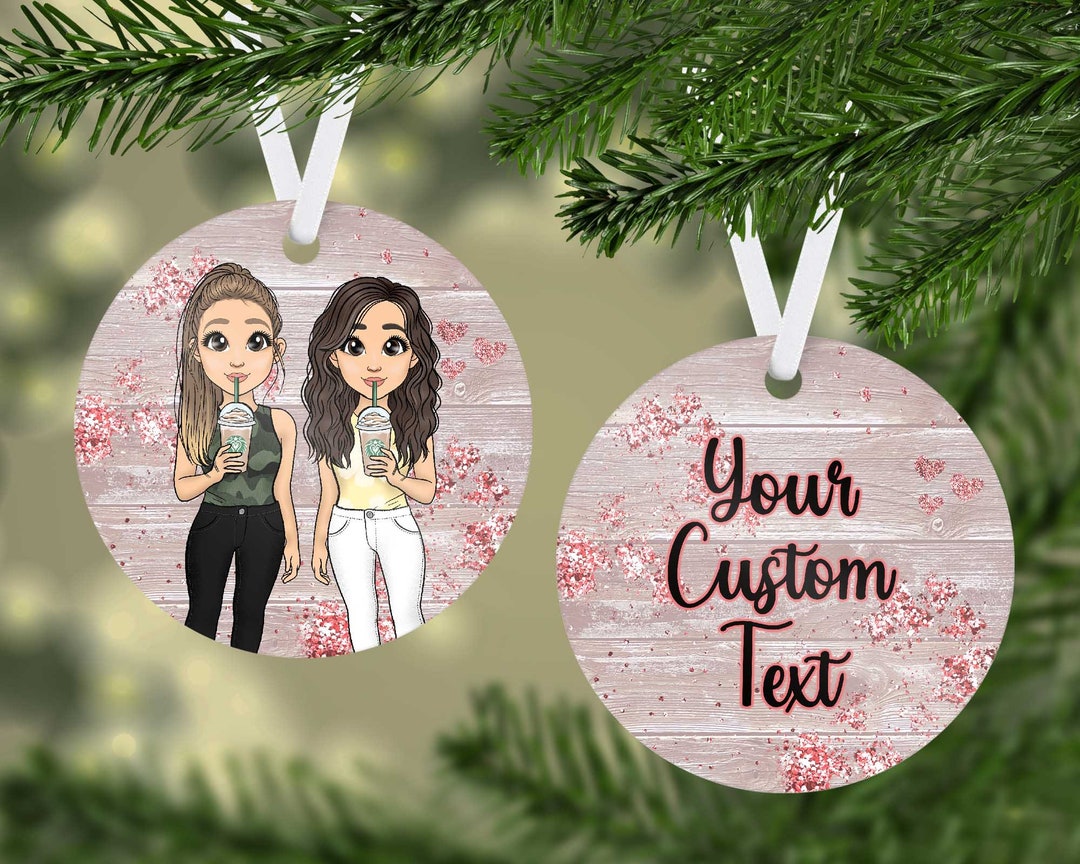 Personalized Best Friend Ornament, Best Friend Ornament, Christmas Gift for Best Friend