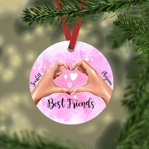 Personalized Best Friend Ornament, Best Friend Ornament, Christmas Gift for Best Friend, Ornament 2022, Christmas Keepsake