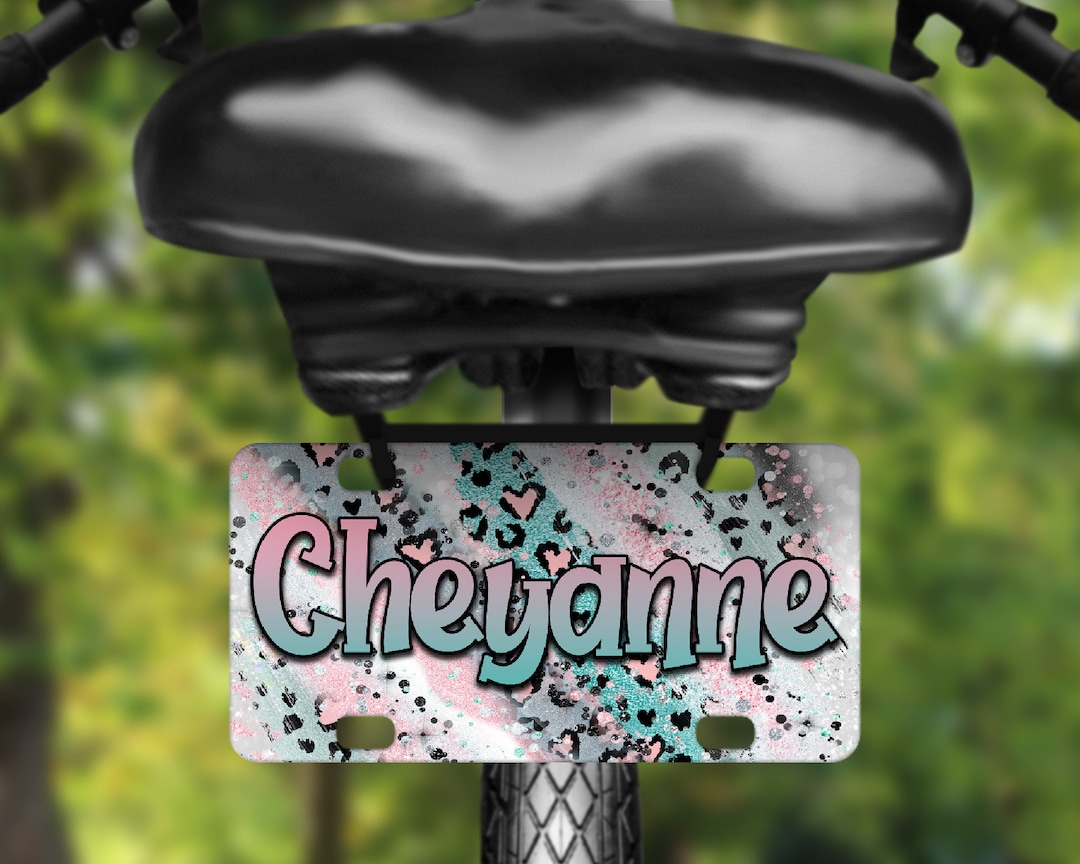 Personalized Bike License Plate, Personalized License Plate for Kids