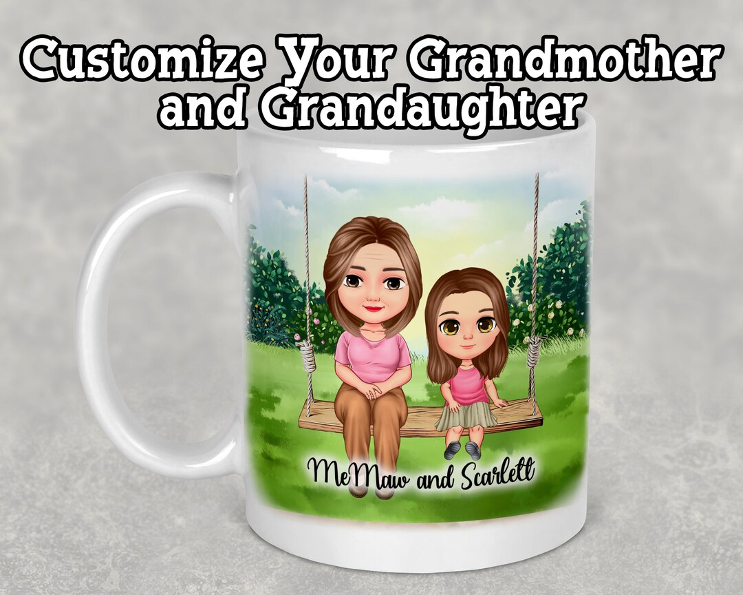 Personalized Coffee Mug for Grandma, Birthday Gift for Grandma, Grandma