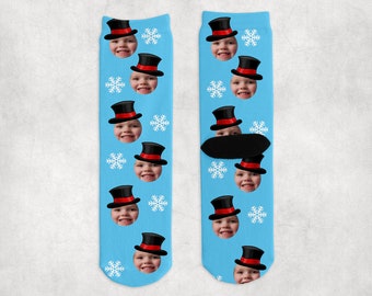 Personalized Photo Socks, Christmas Socks, Personalized Socks, Personalized Christmas Socks