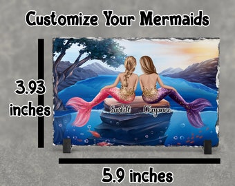 Personalized Gift For Best Friend, Best Friend Birthday Gift, Mermaid Gift For Best Friend, Mermaid Birthday Gift For Bestie, Mermaid Gift