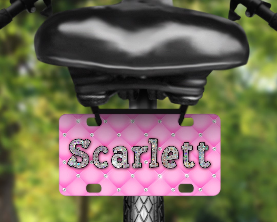 Personalized Bike License Plate, Personalized License Plate for Kids