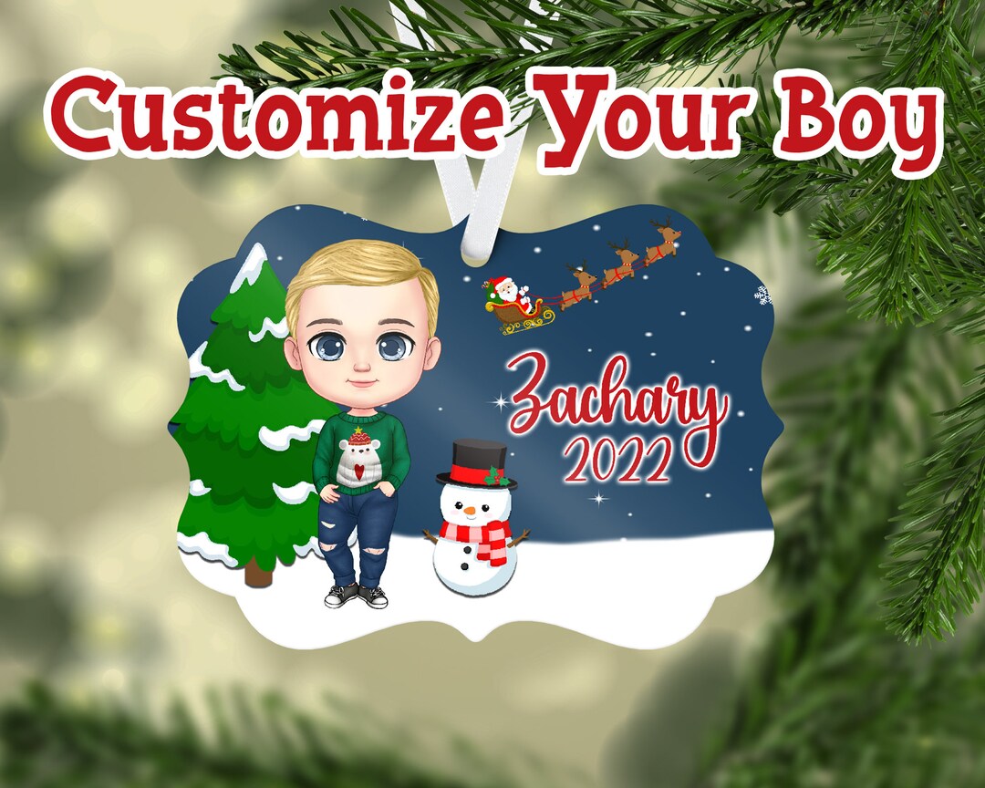 Personalized Christmas Ornament for Kids ,christmas Gift for Boys ...
