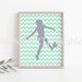Soccer Girl Set of 6 Images, Female Soccer Wall Art, Soccer Player ...