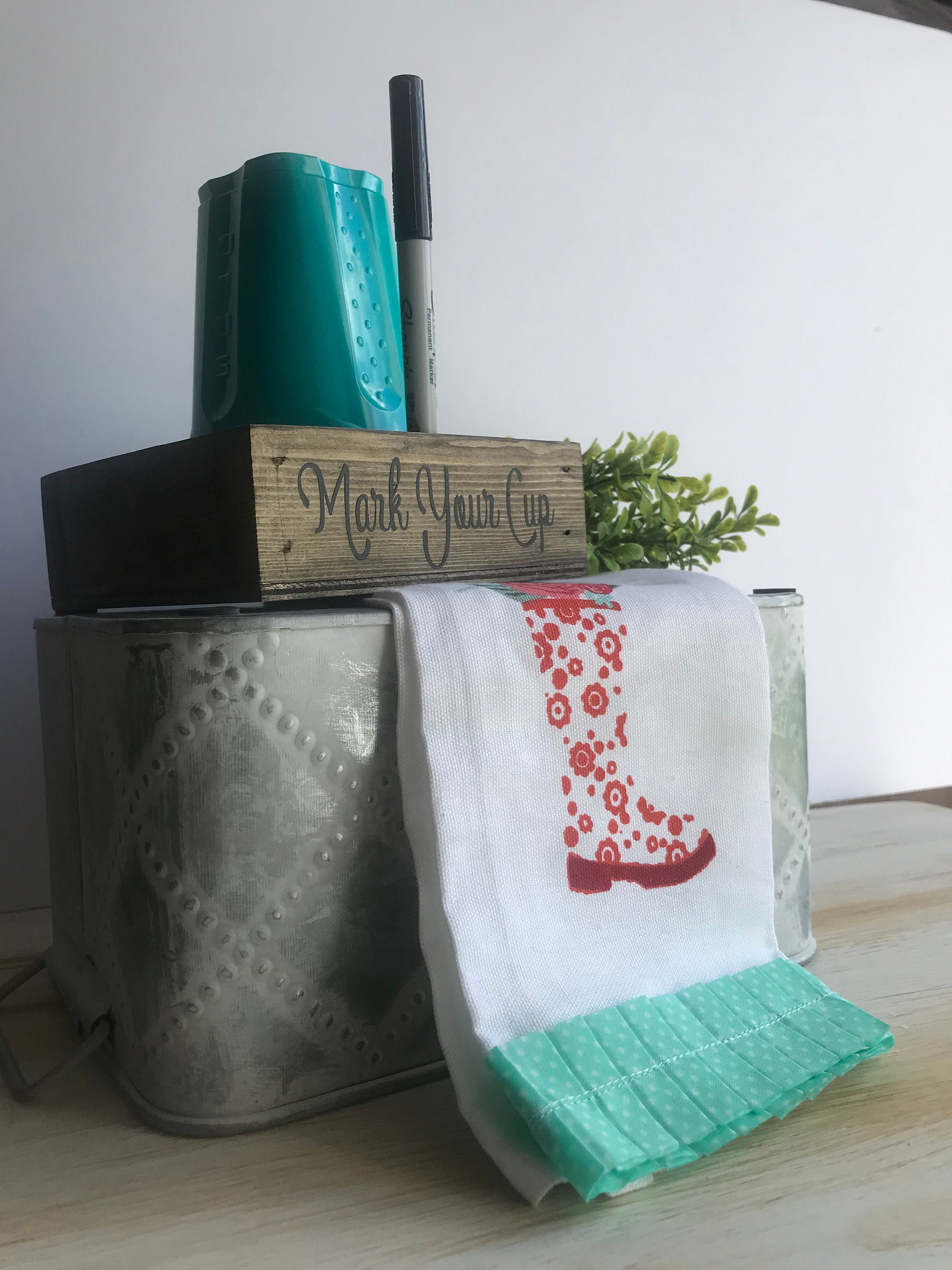 Cup holder gift set solo cup holder gift set mark your cup Etsy