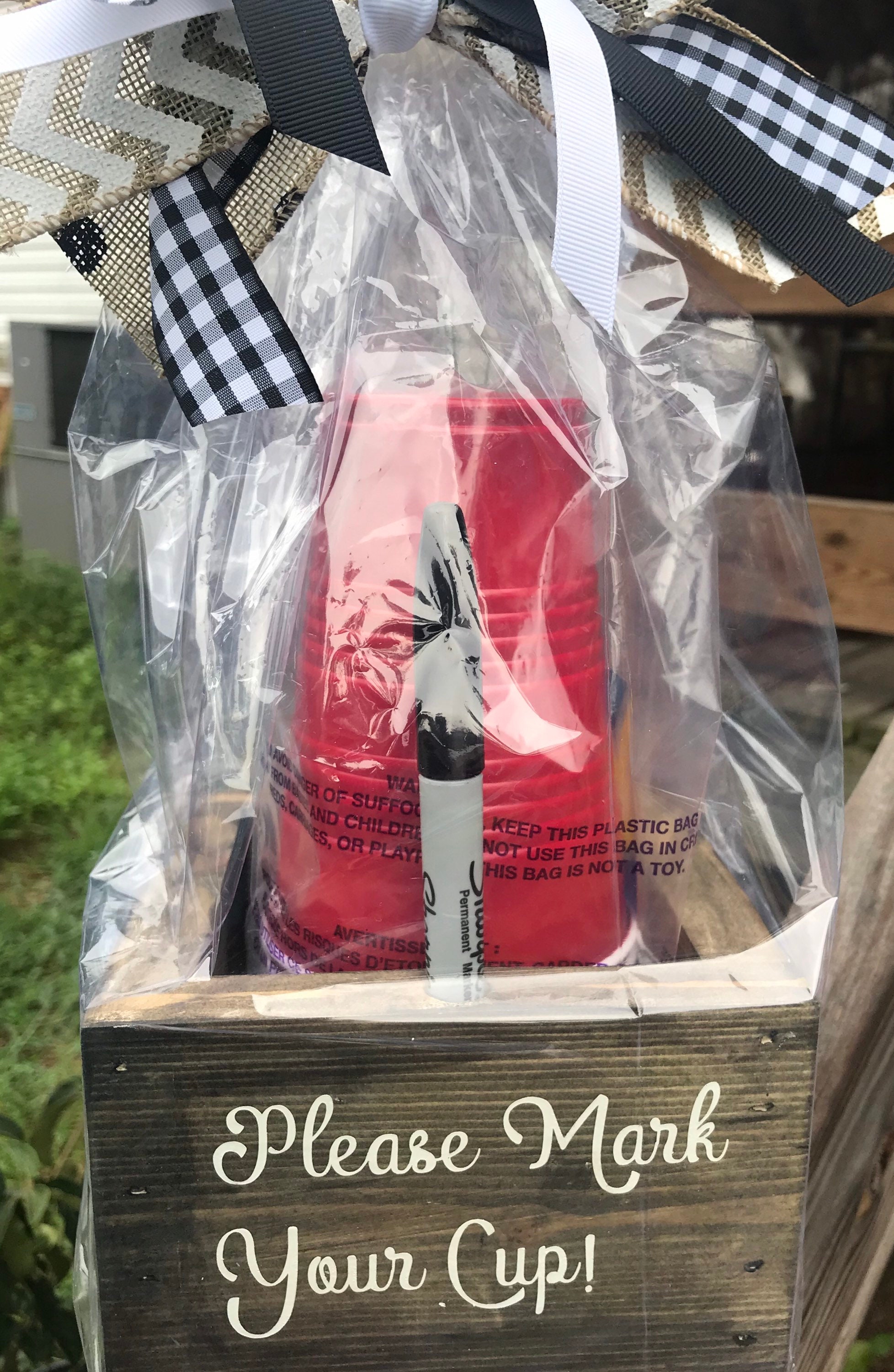 Cup holder gift set solo cup holder gift set mark your cup Etsy