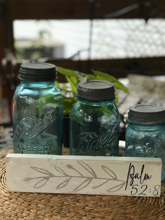 Olive branch Psalms sign Bible verse Olive tree sign olive Etsy