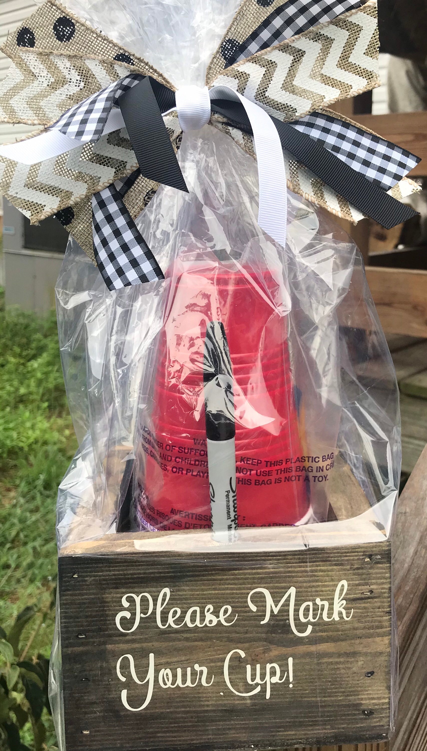 Cup holder gift set solo cup holder gift set mark your cup Etsy