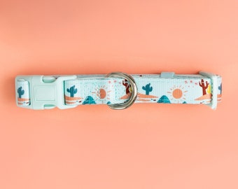 Boho Dog collar, dog collar pattern, printed dog collar, neoprene, new puppy collar comfort collar, dog gift, collar for dogs