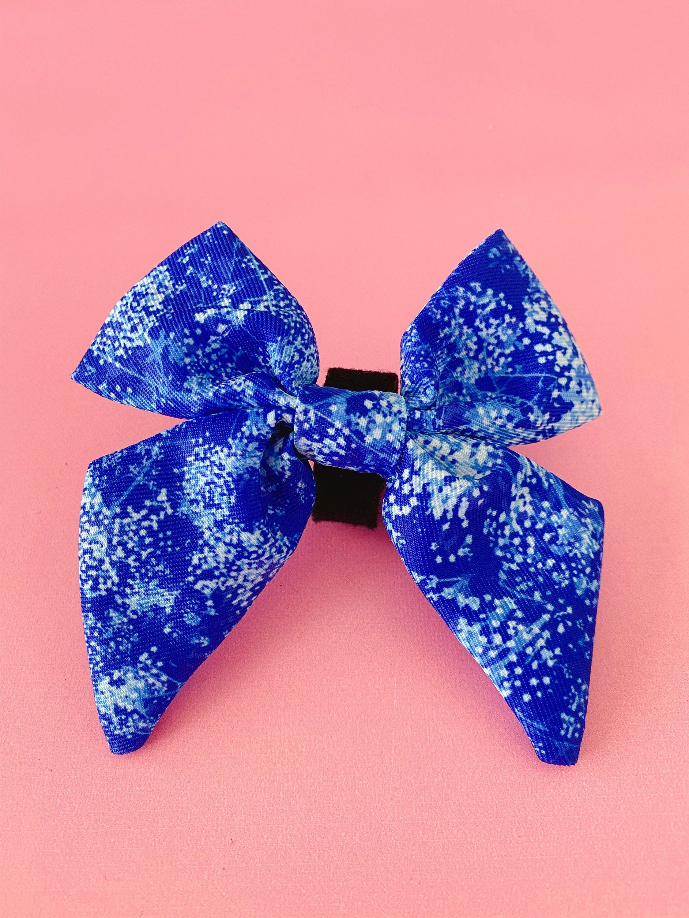 Blue Sailor Bow Sailor Bow Dog Bow Oversized Bow Dog Etsy