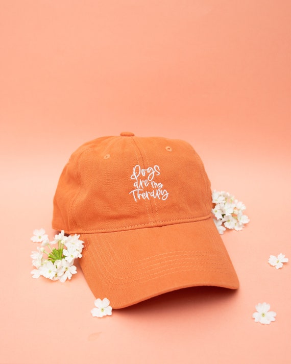 Dog Mom Cap, Dog Lover Gift, Dog Mom Apparel, Dog Walking Hat, Dog Mum Hat, Dogs Cap, Embroidered Cap, Dogs Are My Therapy Hat