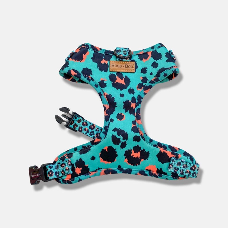 cheetah dog harness