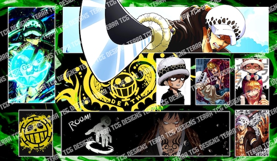 ワンピース　トラファルガーロー　プレイマット トラファルガー・ロー GY/RG/Rp ワンピース TCG カスタムプレイマット