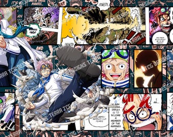 コビー ワンピース TCG プレイマット: ステッチエッジデザイン OP11