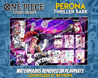 デジタルワンピースTCGプレイマット：ペローナ 緑黒リーダープレイ