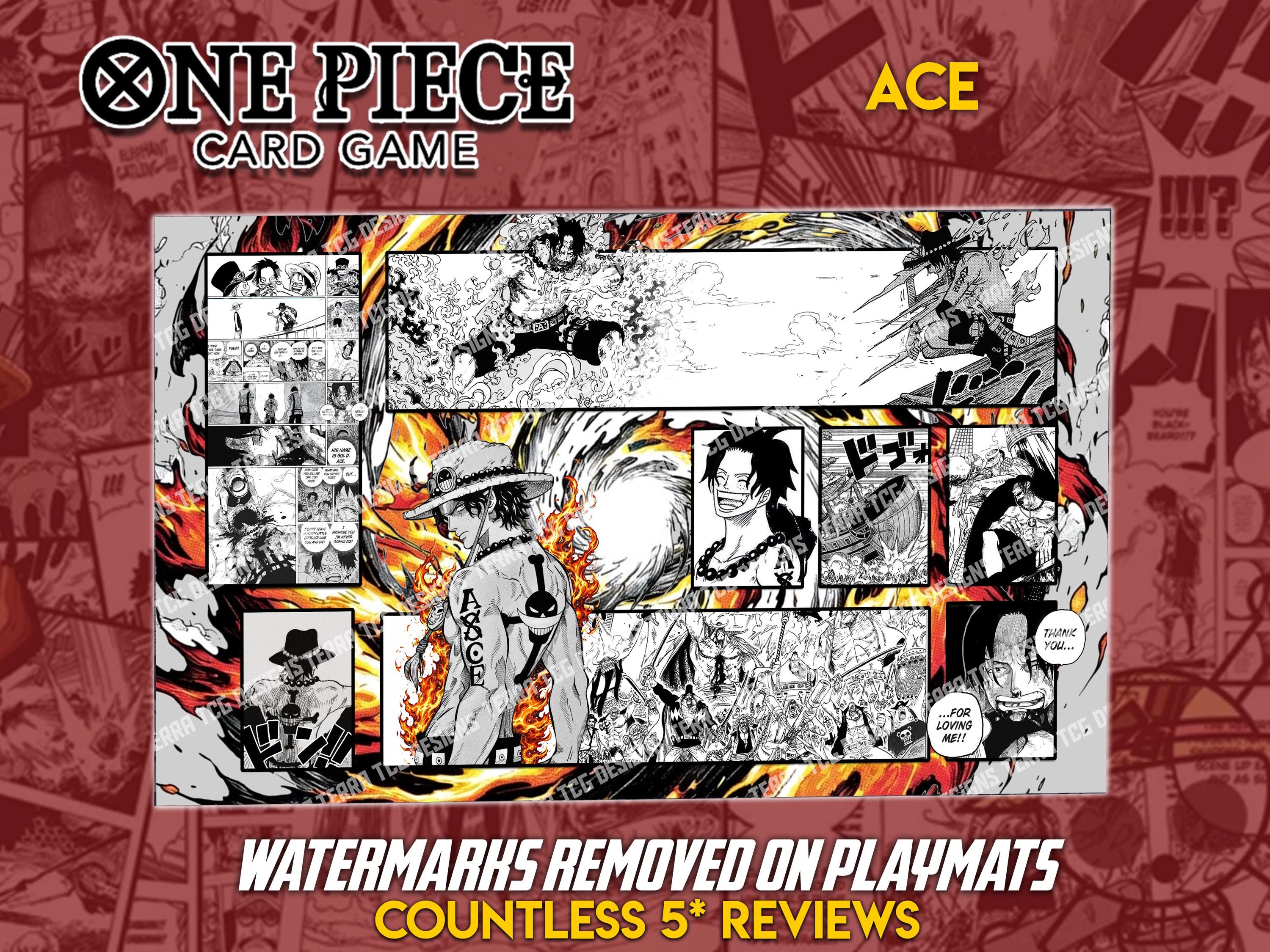Ace One Piece Playmat - Etsy