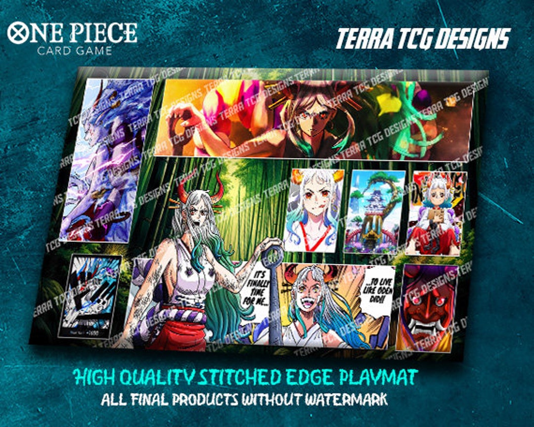 ヤマト ワンピース TCG プレイマット ステッチエッジ OP06 リーダー