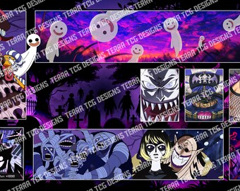 ゲッコー・モリア＆ペローナ ワンピースTCGプレイマット：スリラー