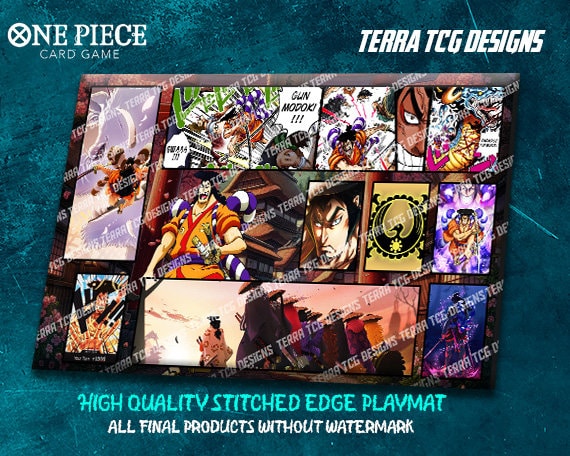 Oden Wano One Piece TCG Playmat: Stitched Edge Custom Design - Etsy Oden Wano One Piece TCG Playmat: Stitched Edge Custom Design - Etsy