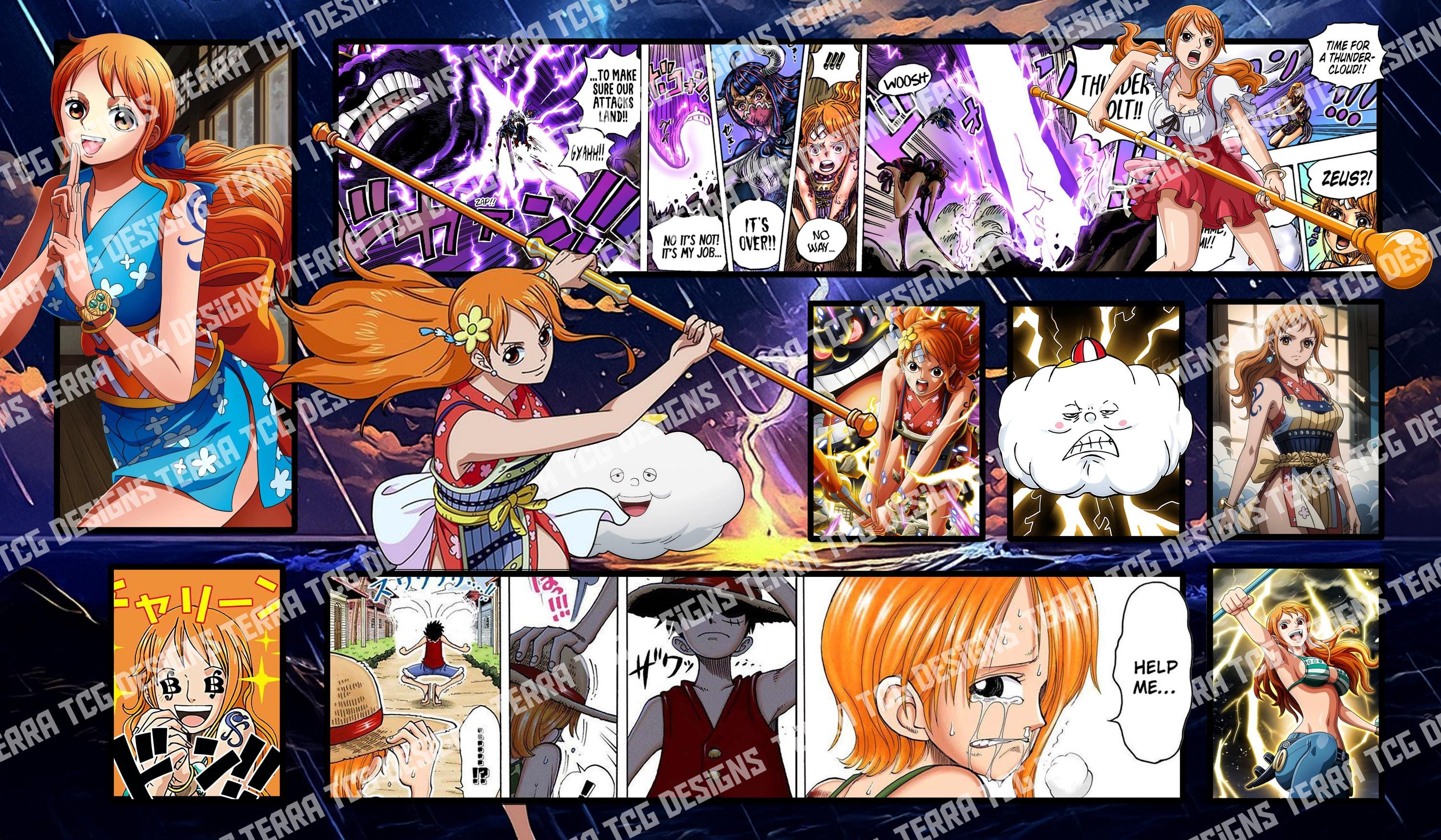 ワンピースカード　オフィシャルプレイマット　ナミ ONE PIECEカードゲーム オフィシャルプレイマット -Bandai Card Games