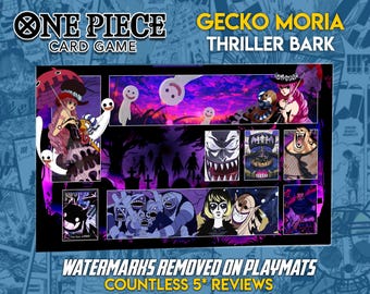 ペローナ　ゲッコー・モリア　パラレル　スリラーバーク ゲッコー・モリア＆ペローナ ワンピースTCGプレイマット：スリラー
