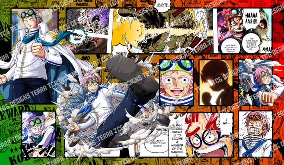 コビー ワンピース TCG プレイマット: ステッチエッジデザイン OP11