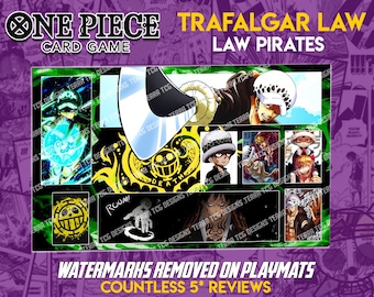 トラファルガー・ロー GY/RG/Rp ワンピース TCG カスタムプレイマット