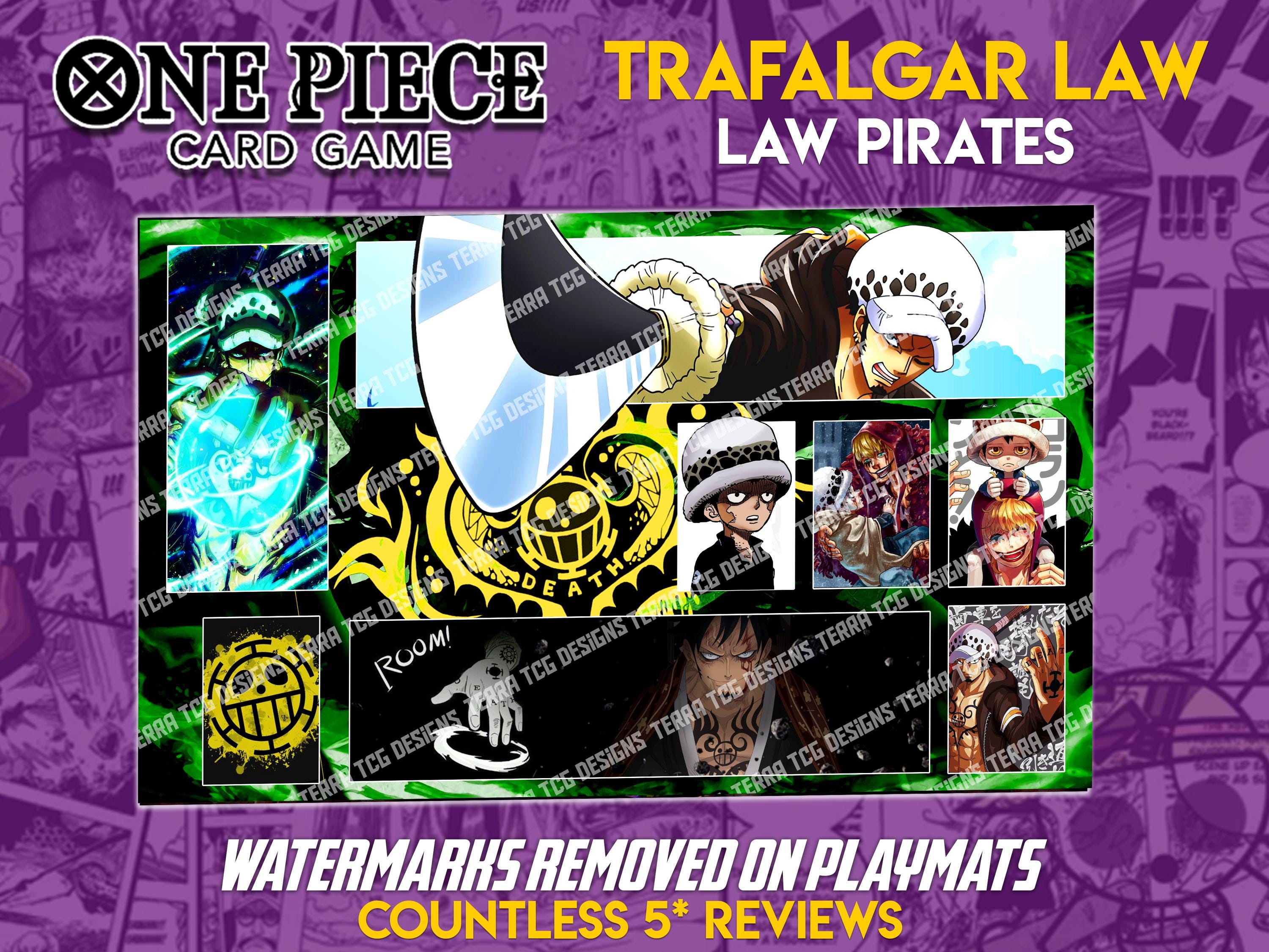 Trafalgar Law Gy/rg/rp One Piece TCG Custom Playmat Design for the