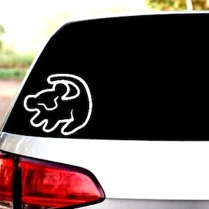 Der König der Löwen On Board Vinyl Aufkleber