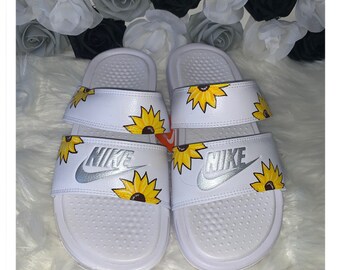 sunflower nike sandals