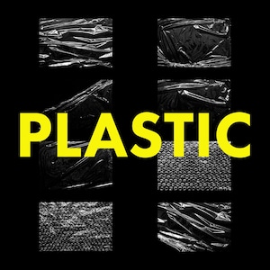 8 つのプラスチック オーバーレイ テクスチャ、リアルなビニール袋テクスチャ、ラップ エフェクト、グランジ グラフィック デザイン テクスチャ